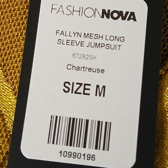 Fashion Nova Mustard Wave Jacquard Wide Leg Pants - Golden Mustard - Picture 5 of 5